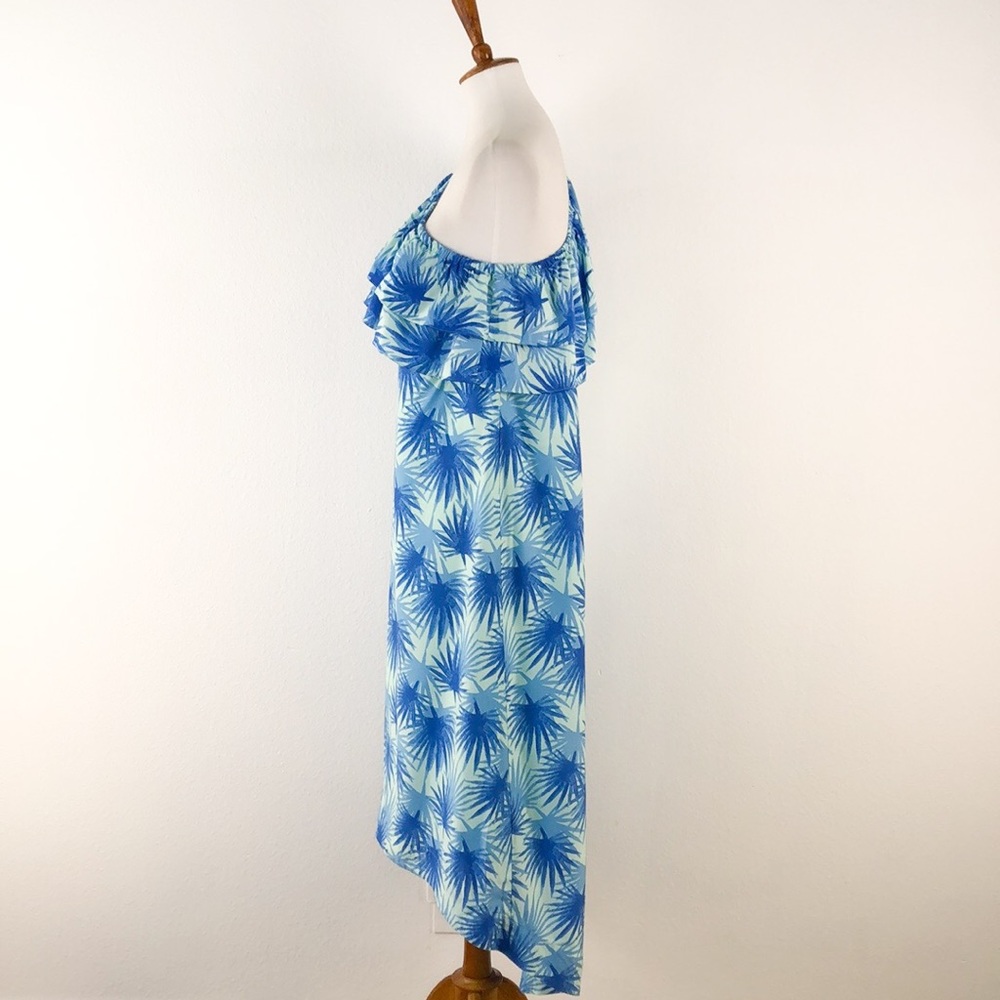 Vineyard Vines Blue One Shoulder Maxi Dress NWT - Picture 4 of 8